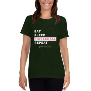 Eat Sleep Pickleball Women's Crew T-Shirt