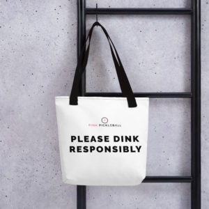 Pink Pickleball tote bag