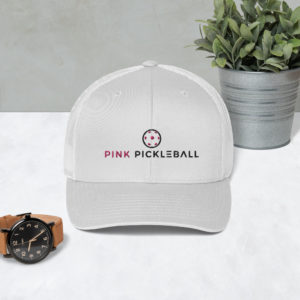 Pink Pickleball Mesh Classic Logo Cap
