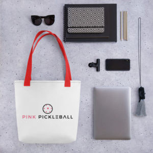 Pink Pickleball Logo Tote